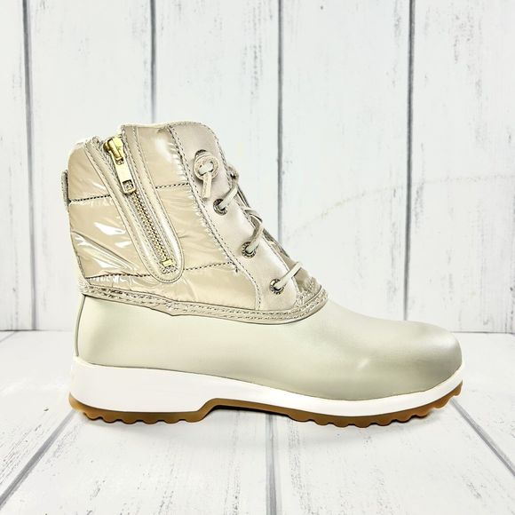 Sperry Women's Maritime Repel Snow Boots Thinsulate Waterproof Taupe Size 7.5 - Picture 7 of 16